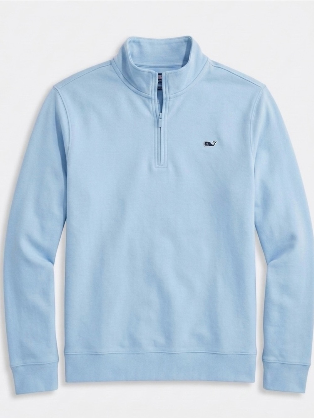 Vineyard Vines Boys Light Blue Half-Zip Pullover Sweatshirt - size large